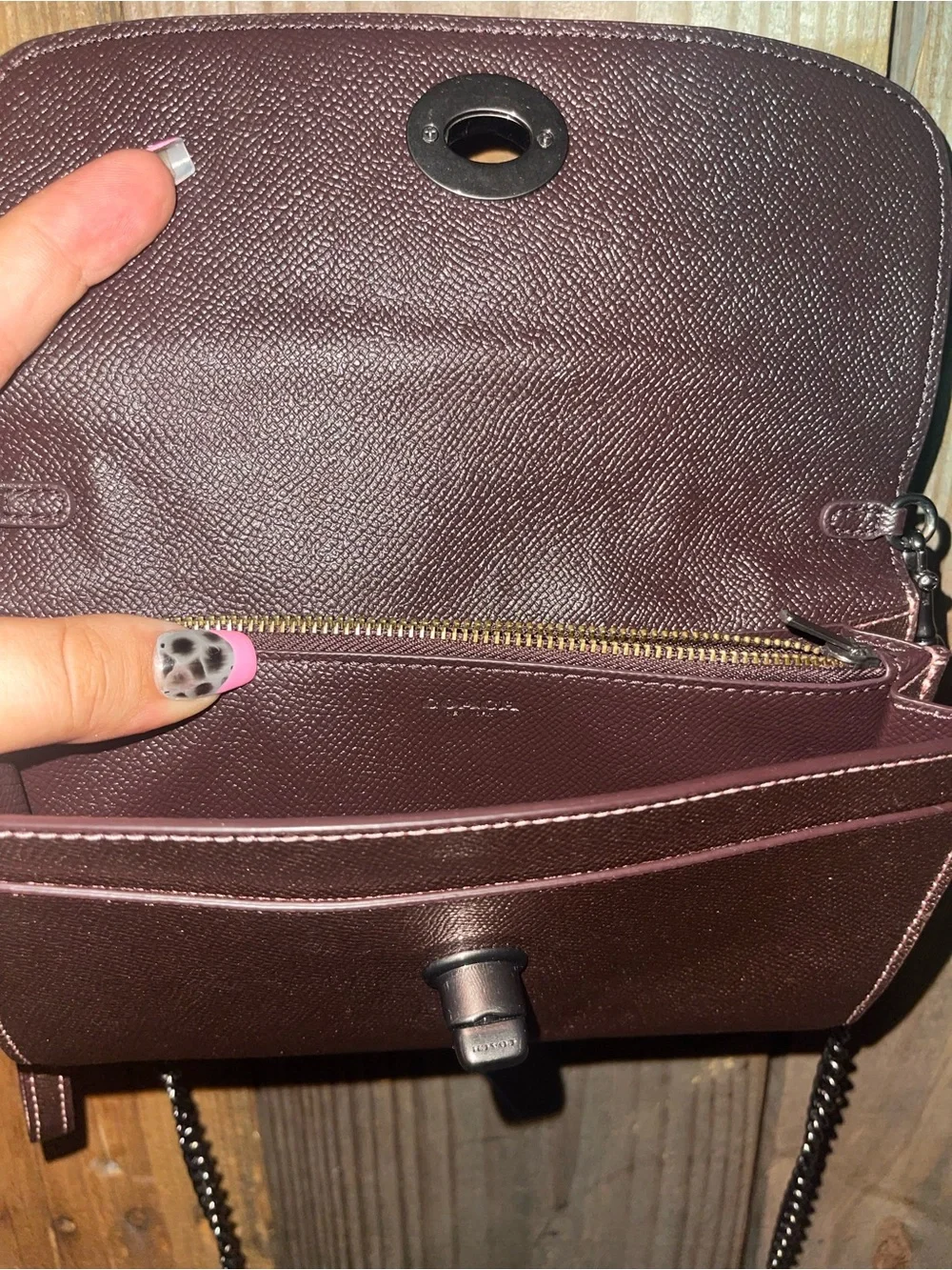 Coach Marlow Turnlock Chain Crossbody bag